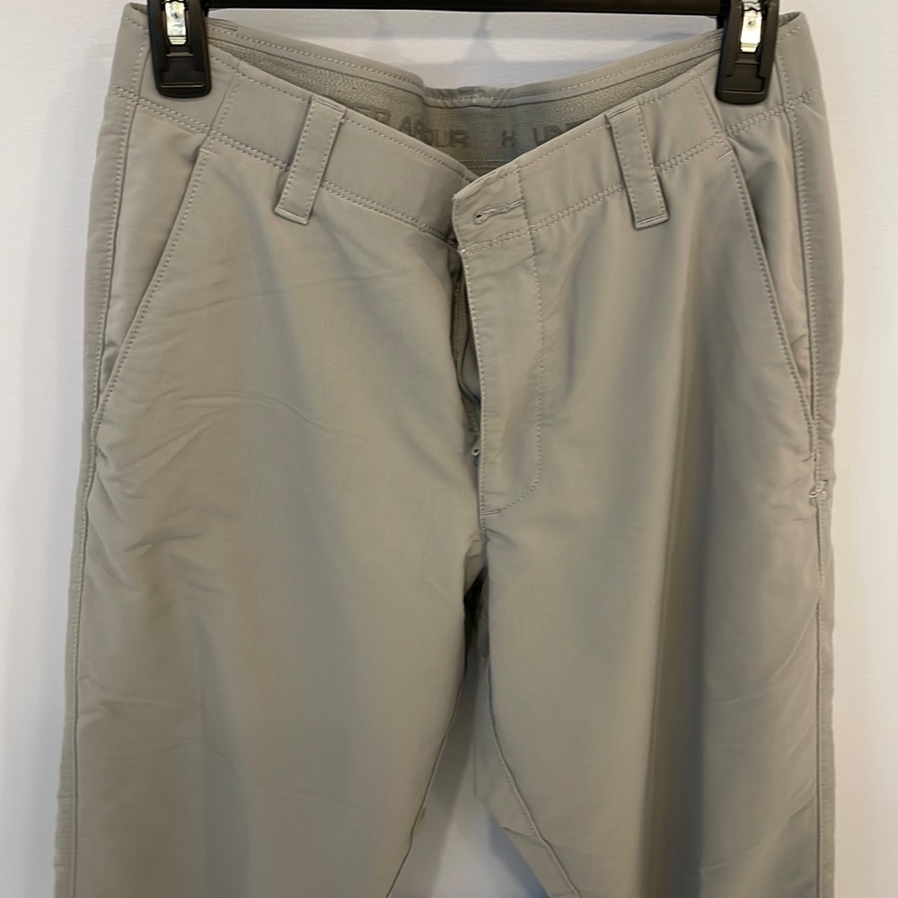 Mens Under Armour Golf Pants 32x30 gray modern fit